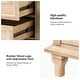 preview thumbnail 15 of 49, Muriel Farmhouse 3 Drawers End Table with Built-In Outlets nad Pull-out Shelf Set of 2 by HULALA HOME