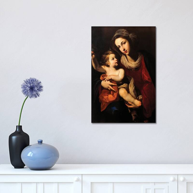 iCanvas "Madonna And Child" by Francesco Solimena Canvas Print - 18x12x1.5