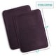 preview thumbnail 119 of 153, Empyrean Ultra Soft Plush Bathroom Rug - Non-Slip, Velvet, Memory Foam Bath Mat - Set of 2