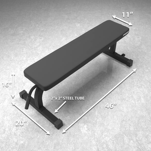 Shop Synergee Flat Bench Perfect For Pressing Exercises Flat