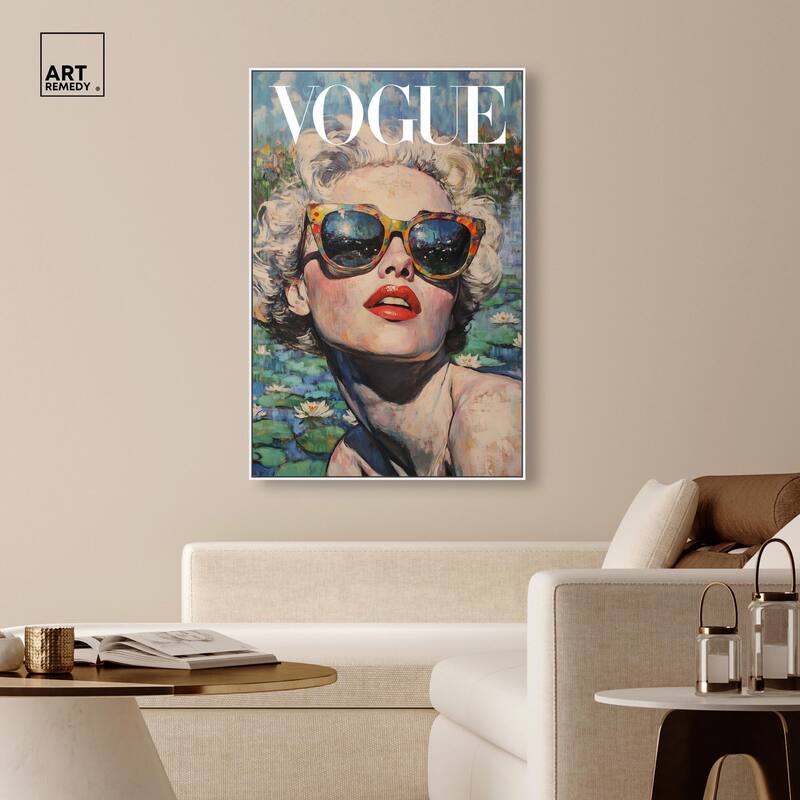 Water Lilies Icon Canvas by Art Remedy