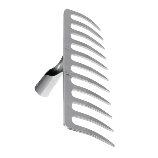 11 Teeth Garden Rake Head Galvanized Manganese Steel without Handle ...