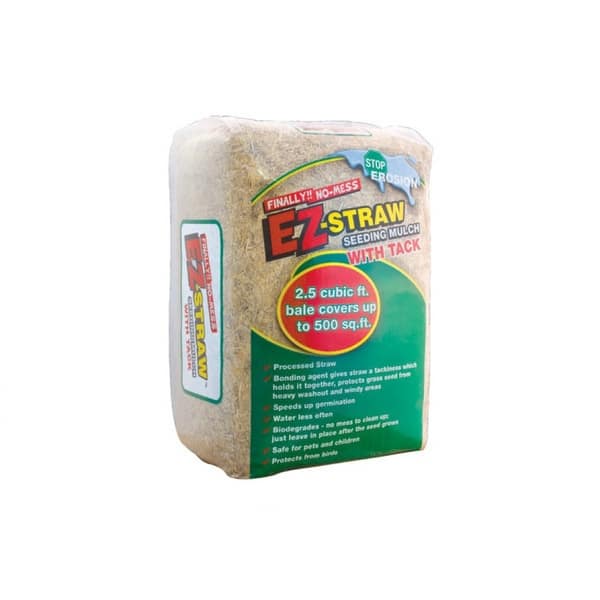 RhinoA MLEZSTRAWMULCH EZStrawA Seeding Mulch with Tackifier, 2.5 Cu