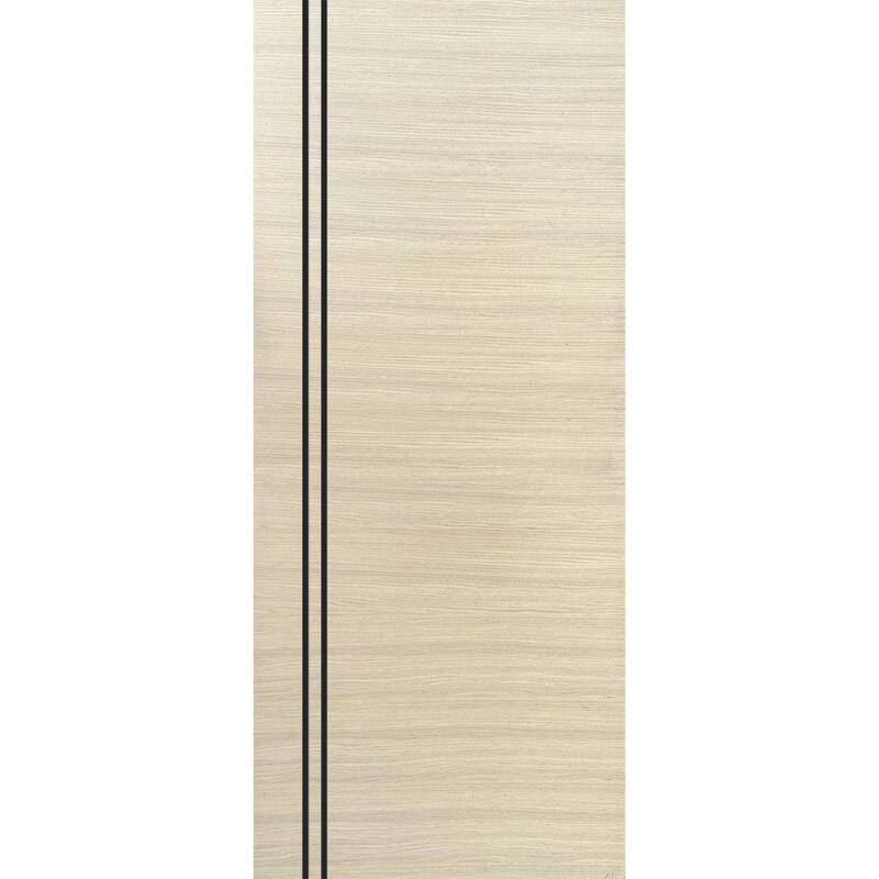 Slab Barn Door Panel 28x80 Planum 0016 Natural Veneer Sturdy Finished - 28" x 84"
