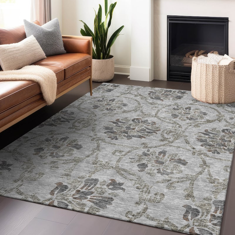 Premium Washable Super Soft Persian Floral Mayfield Rug