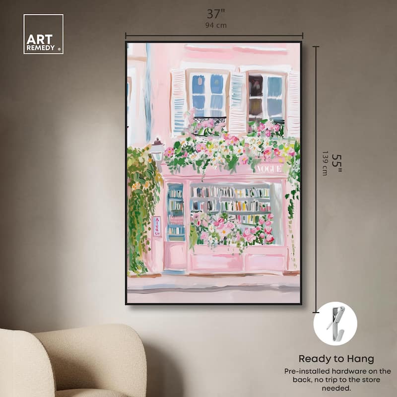 Little Magazine Store Canvas by Art Remedy