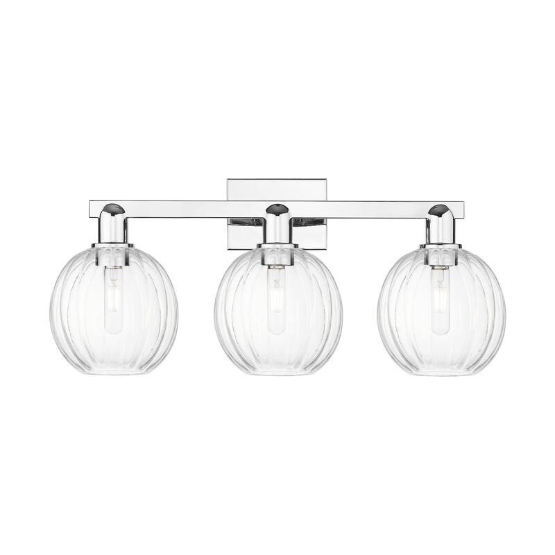 Innovations Lighting Downtown Urban - Preston - 3 Light 26" Globe Shade Bath Vanity Light