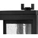 preview thumbnail 3 of 1, Hinkley Republic Collection One Light 5W Med. LED Outdoor Large Wall Mount Lantern, Black