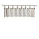 preview thumbnail 12 of 10, Tucker Solid Button Window Kitchen Curtain Valance