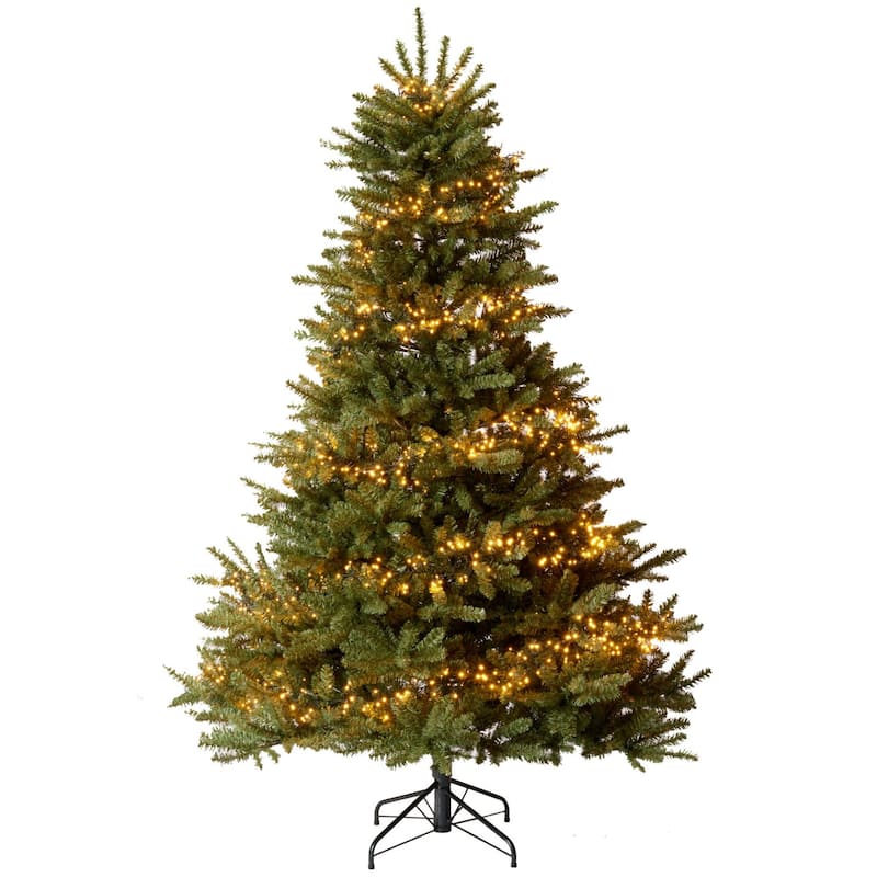 1500 Multi Cluster LED Wide Angle String Lights 37ft Green Wire