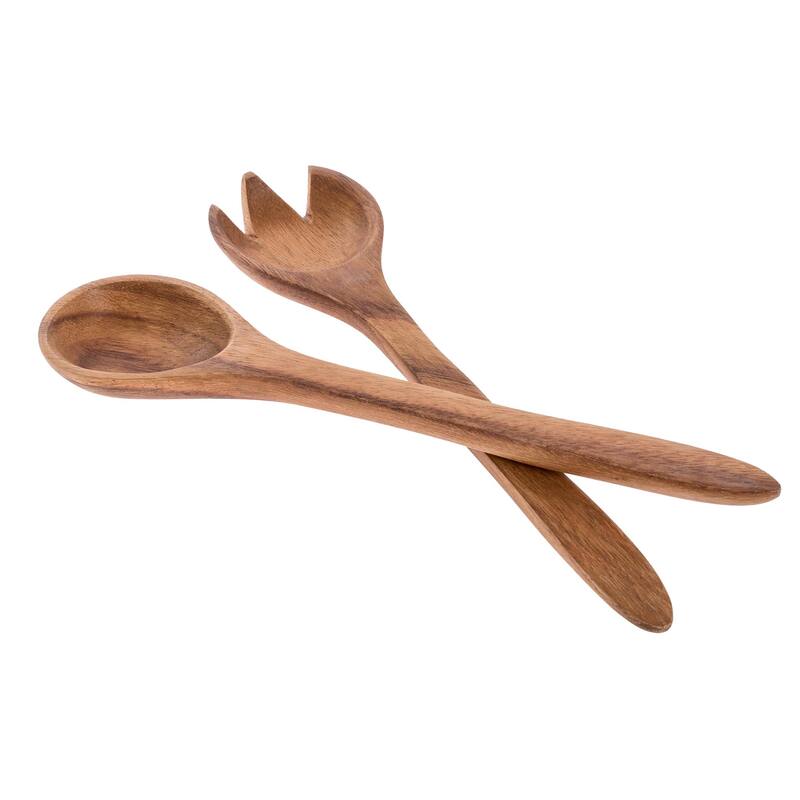 Novica Handmade Salad Teak Wood Salad Servers (Pair) Bed Bath