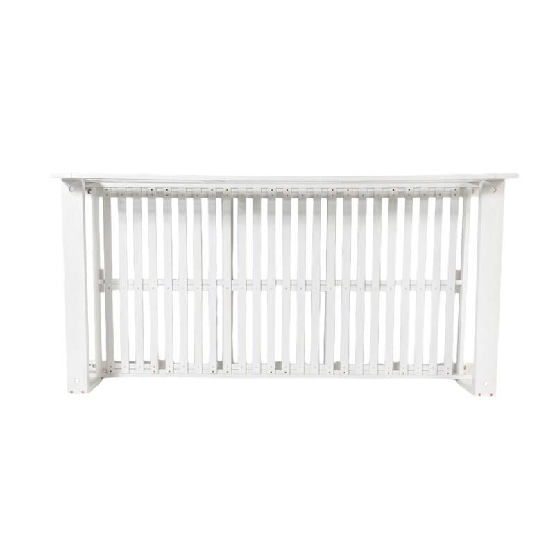 Farmhouse Style Twin Size Porch Swing Frame with Backrest, Outdoor Patio Swing Bench Chair with Hanging Ropes