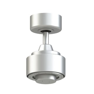 Fanimation TriAire Custom Indoor/Outdoor Smart Ceiling Fan DC Motor with Remote - Silver