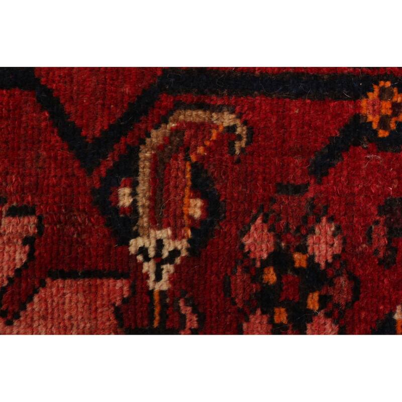 ECARPETGALLERY Hand-knotted Andelz Red Wool Rug - 3'10 x 6'4
