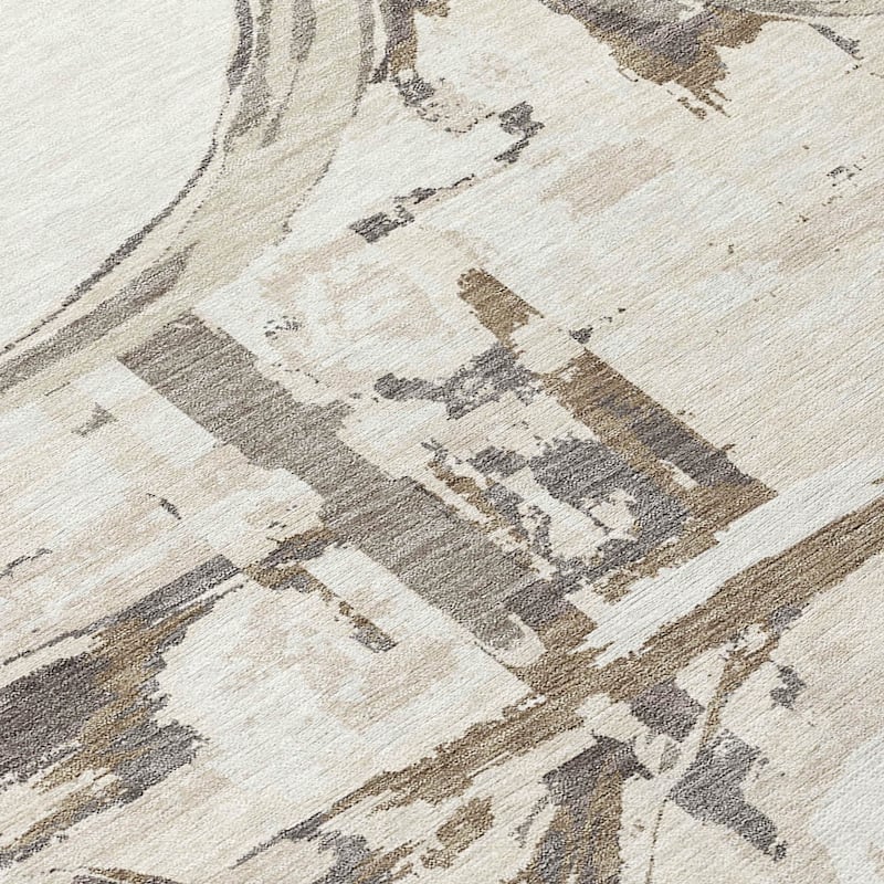 Machine Washable Indoor/ Outdoor Chantille Contemporary Rug