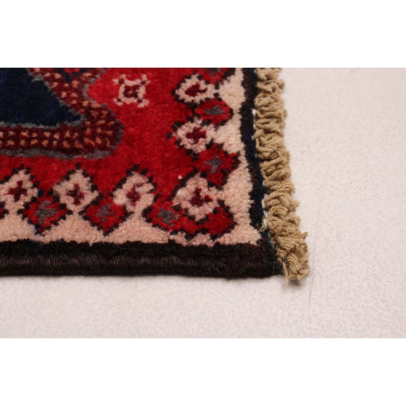 ECARPETGALLERY Hand-knotted Anadol Red Wool Rug - 3'3 x 9'10