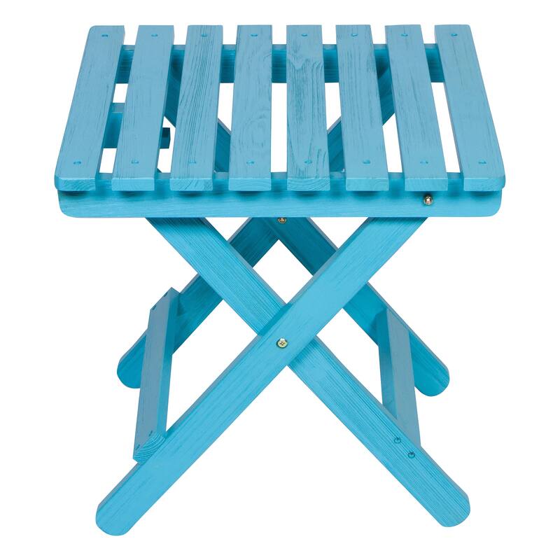 Laguna Assembled Square Folding Table - 19 W x 19 L x 19 H