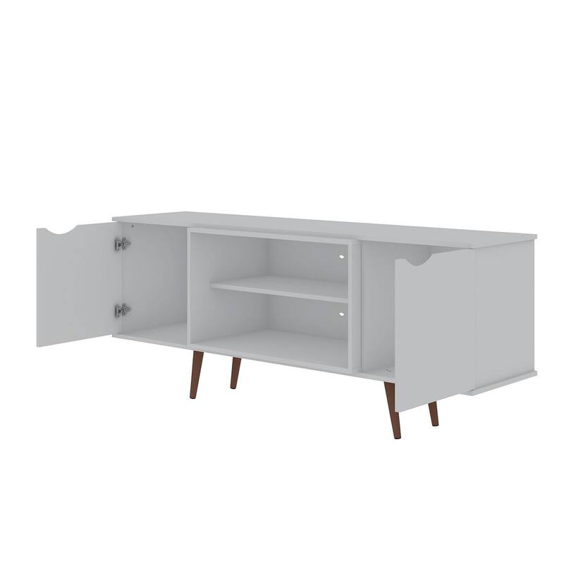 Hampton Mid Century Modern Wood 62.99 In. Media Cabinet Console