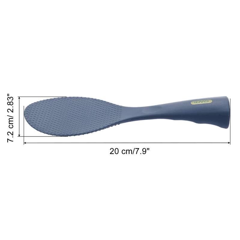 Silicone Rice Paddle Non-Stick Rice Spoon Rice Spatula Heat Resistant - Grey