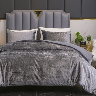 Velvet Comforter Set - Bed Bath & Beyond - 39193380