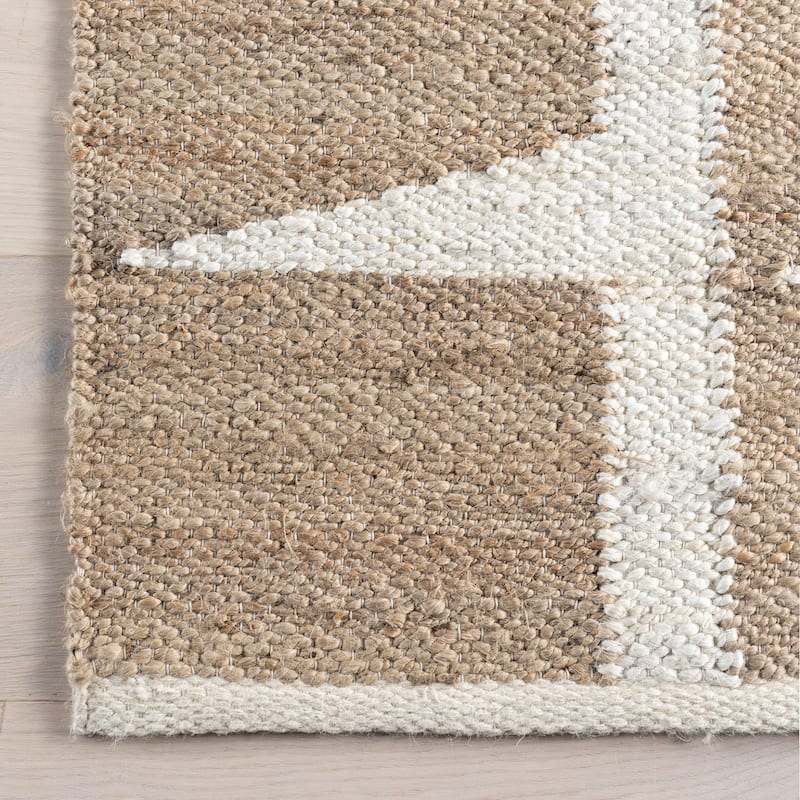 Nuloom Esti Geometric Jute Area Rug