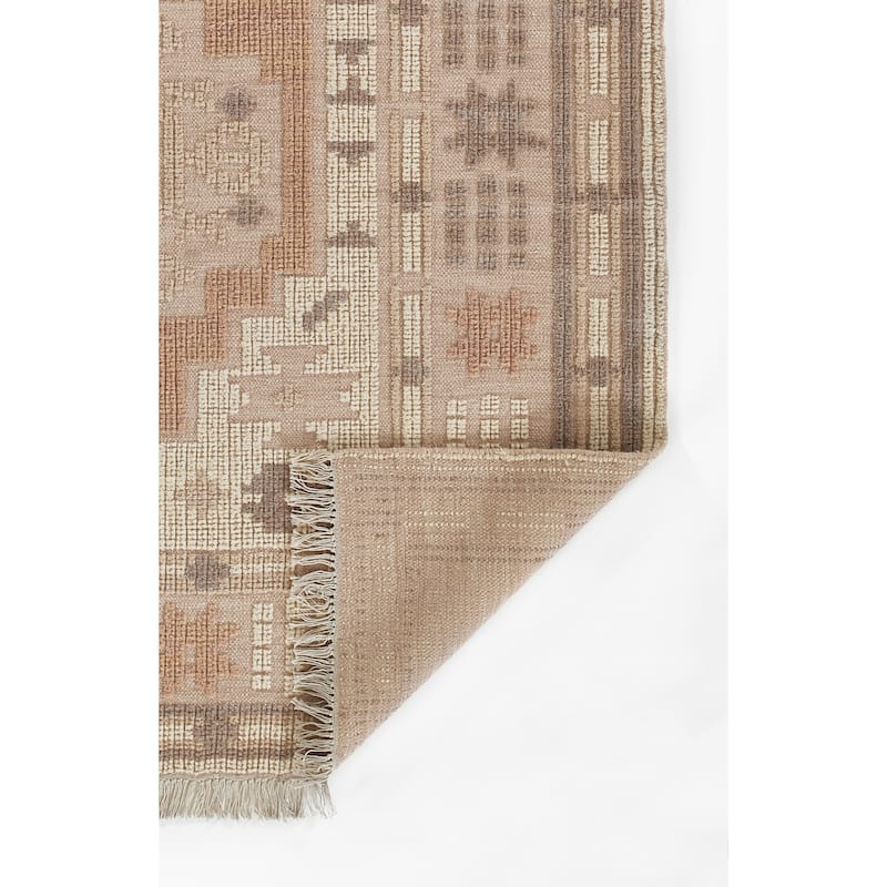 Momeni Bristol Hand Woven Wool and Cotton Medallion Area Rug