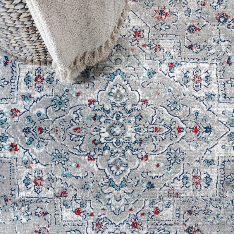JONATHAN Y Traditional Persian Vintage Medallion Area Rug