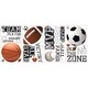 preview thumbnail 1 of 2, RoomMates All Star Sports Saying Wall Decals