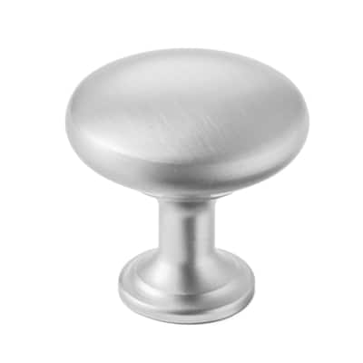 Nickel Mushroom Cabinet Knobs 25 Pack Zinc Alloy Single Hole Drawer Pulls with Screws for Kitchen Bathroom Wardrobe Furniture