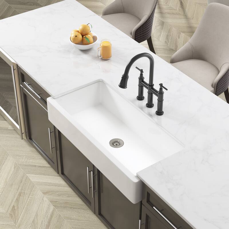 Farmhouse Kitchen Sink - White
