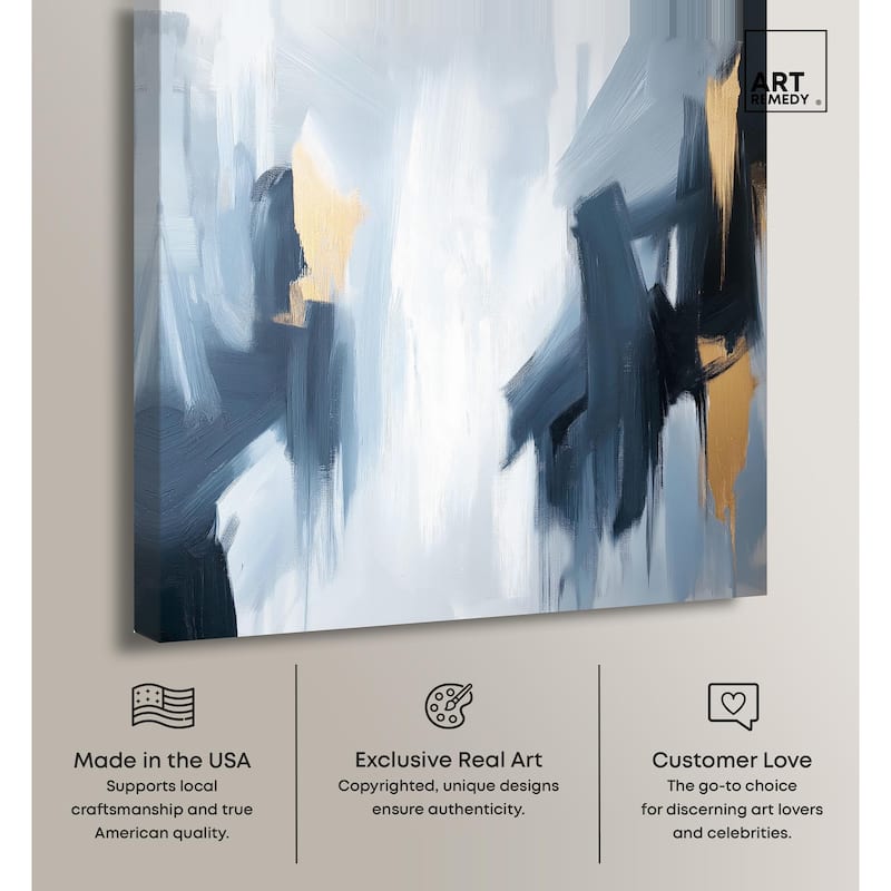 Contained Gesture I Canvas by Art Remedy, Gallery Wrapped