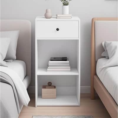 Simple Design White Storage Cabinet with Drawers, Sideboard, Cabinet for Living Room Dining Room Living Room