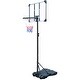 preview thumbnail 1 of 6, Basketball Hoop Portable Basketball Goal for Indoor Outdoor Basketball Stand 5.6-7 ft Adjustable 32 in Backboard with Wheels Black White