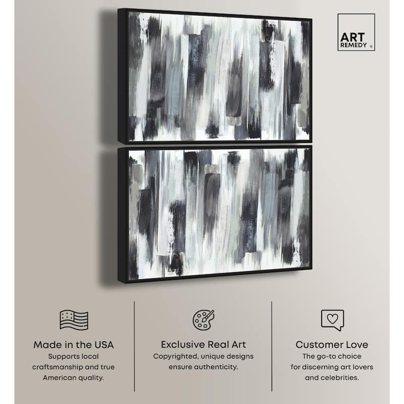 Simple Pink Look Canvas by Art Remedy