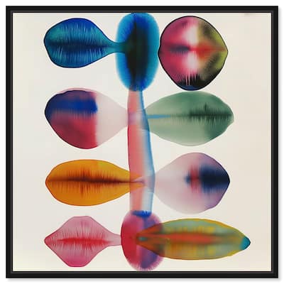 Chromatic Column Canvas by Art Remedy