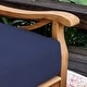 preview thumbnail 17 of 22, Cambridge Casual Lowell Teak Patio Daybed with Cushion