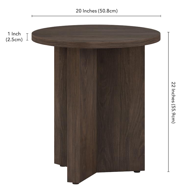 Anders 20" Wide Round Side Table