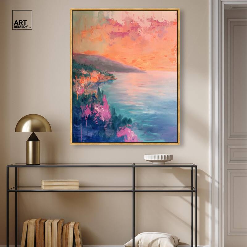 Tropical Twilight III Canvas by Art Remedy