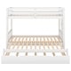 preview thumbnail 6 of 11, Twin Over Pull-Out Pine Bunk Bed with Trundle - Safe & Functional Design