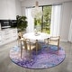 preview thumbnail 21 of 20, Addison Indoor/ Outdoor Karina Abstract Washable Area Rug 8' x 8'
