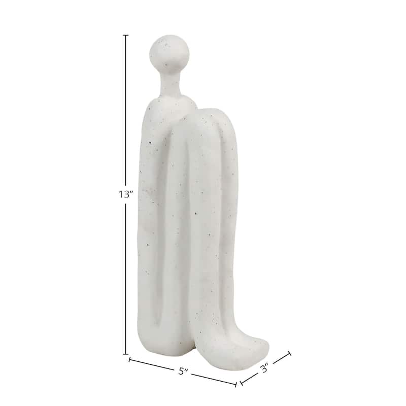 Kaisa Sculpture, White