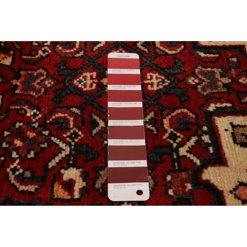 ECARPETGALLERY Hand-knotted Anadol Red Wool Rug - 3'8 x 13'0