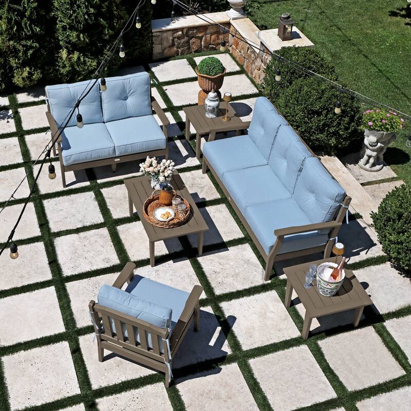 HIGHWOOD Lehigh 6-Piece Grand Deep Seating Set