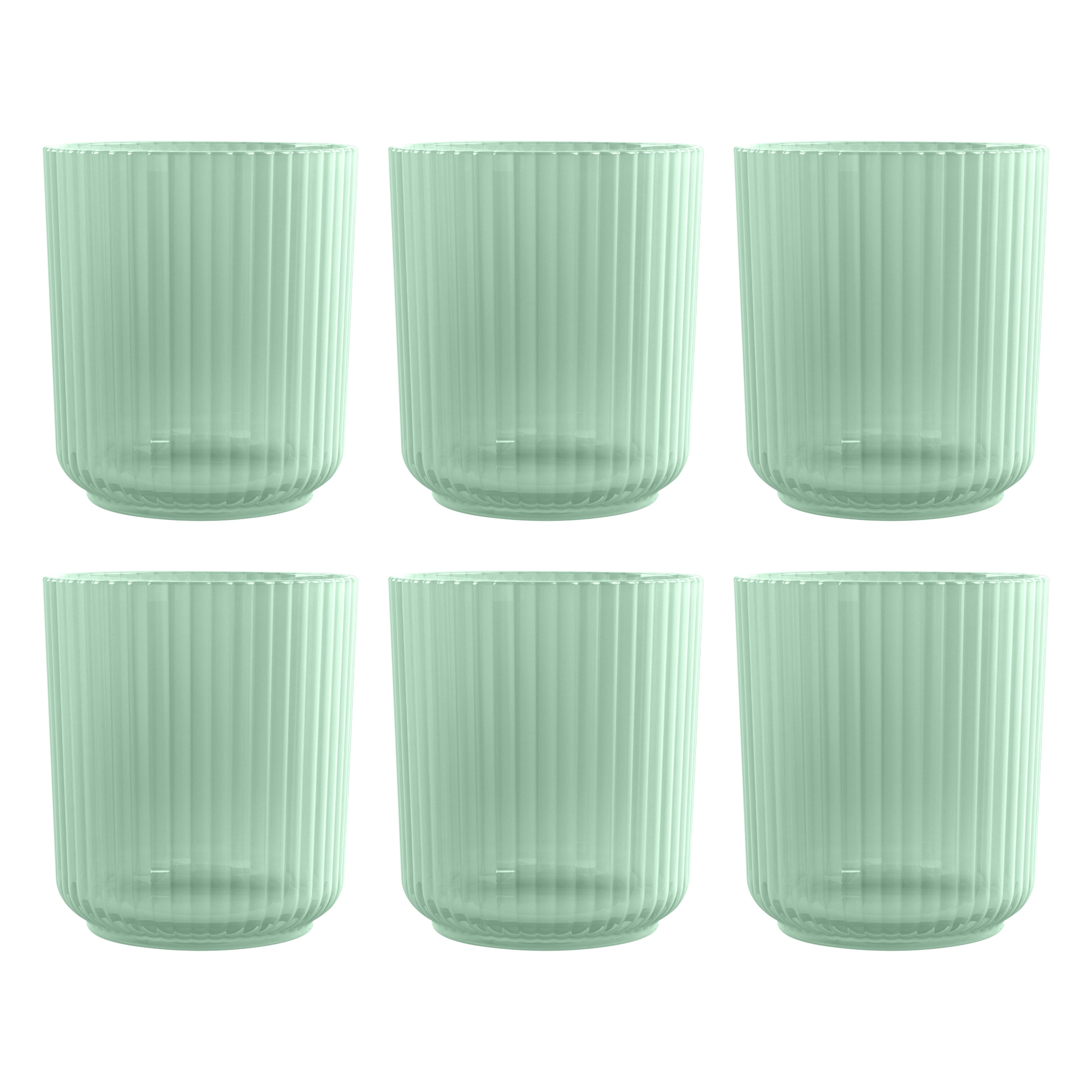 Abode Homewares Mesa PP Drinking Glass - 15 oz - Set of 6