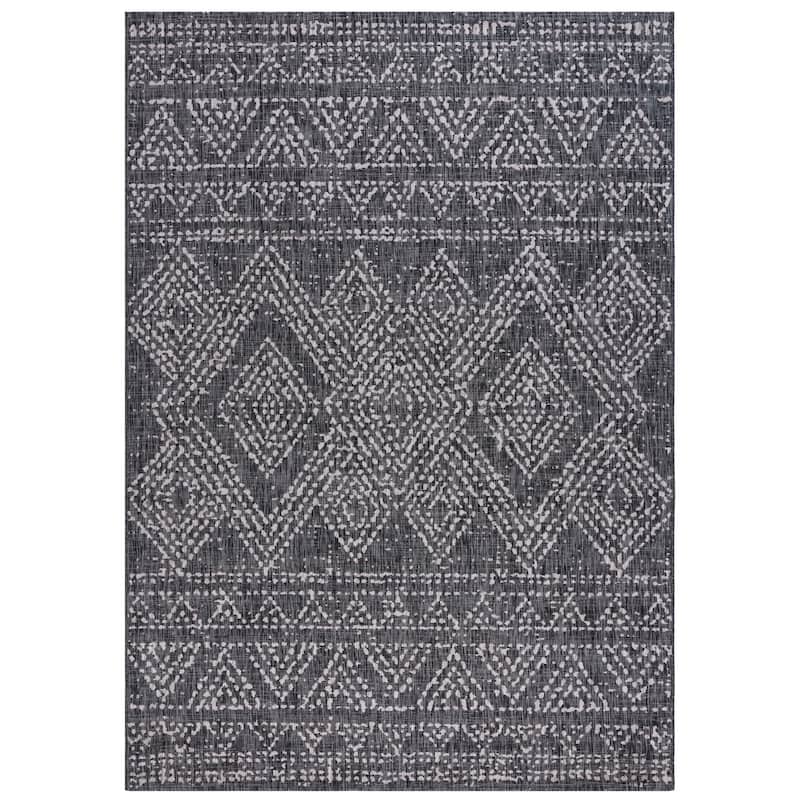 SAFAVIEH Courtyard Zhibek Indoor/Outdoor Waterproof Patio Backyard Rug