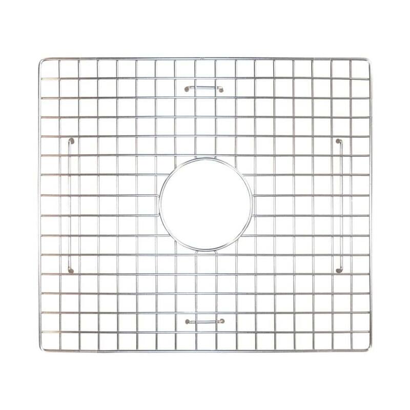 Native Trails 17-1/4" L x 15-1/4" W Steel Basin Rack - Stainless Steel