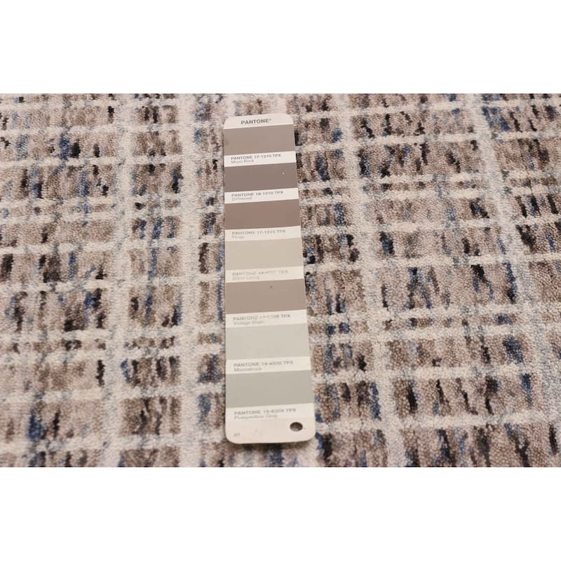 ECARPETGALLERY Hand Loomed Kashkuli Gabbeh Taupe Wool Rug - 5'2 x 7'10