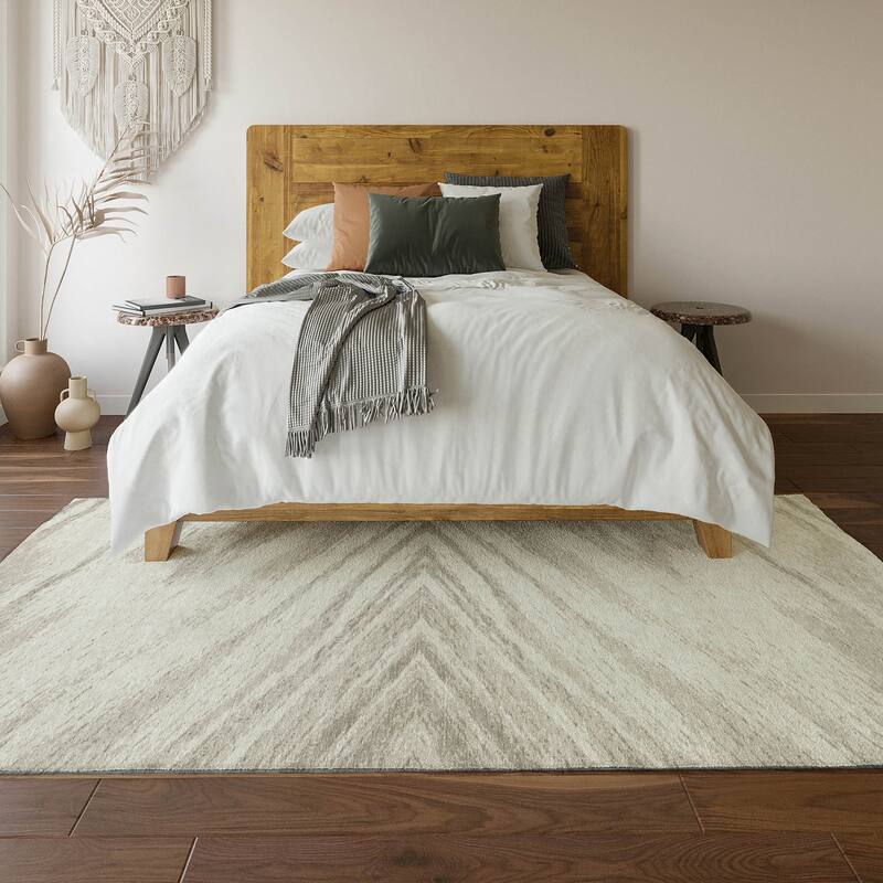 Premium Washable Super Soft Modern Chevron Mayfield Rug