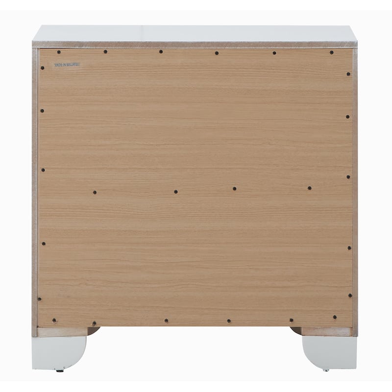 Hidden Storage Nightstand with 2-drawer