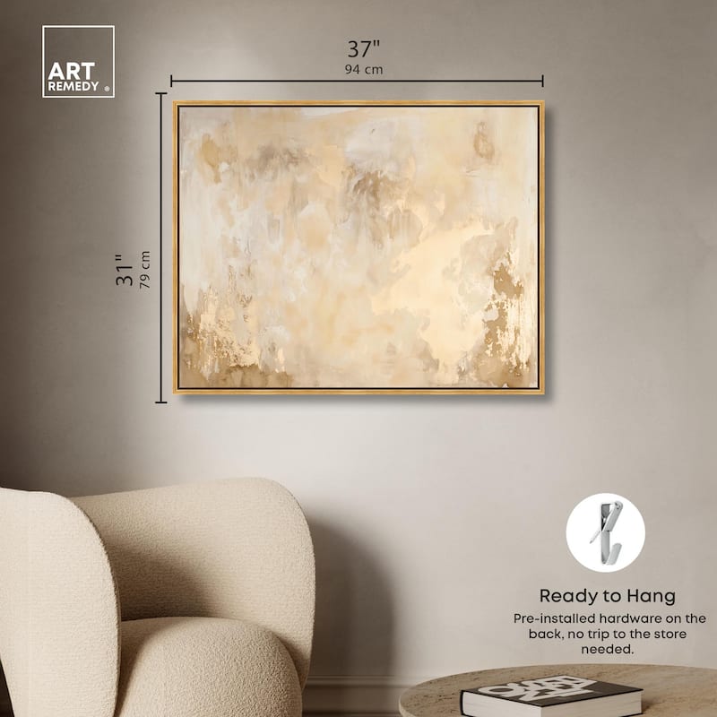 Sun Brust Gilding III Canvas by Art Remedy